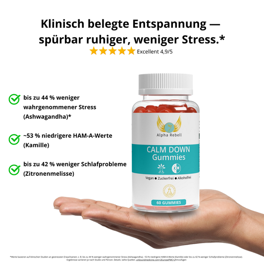 Calm Down – Ashwagandha Gummies 300mg